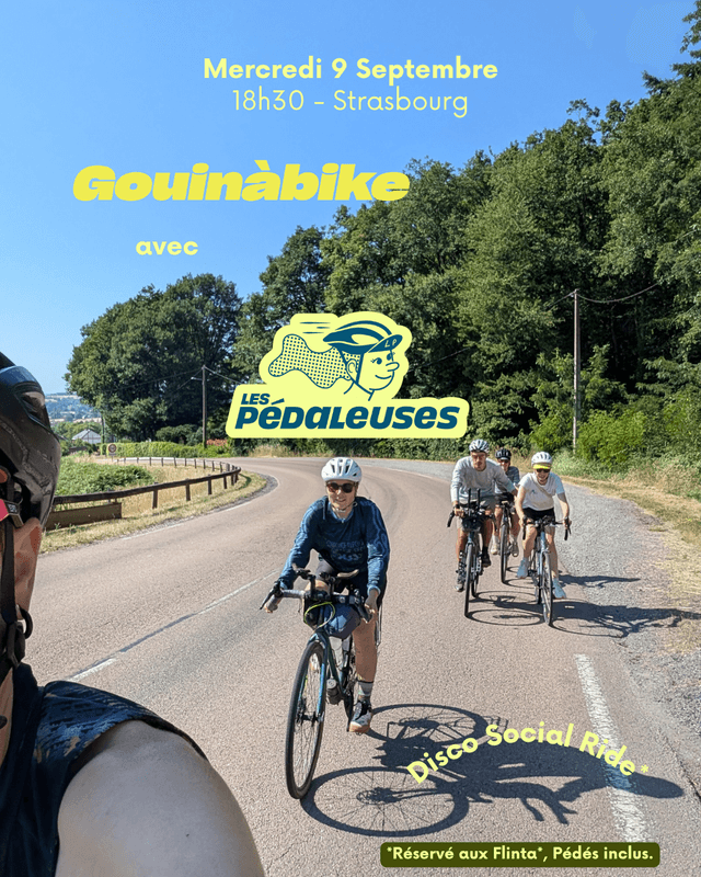 Gouinàbike's Social Ride X Les Pédaleuses.